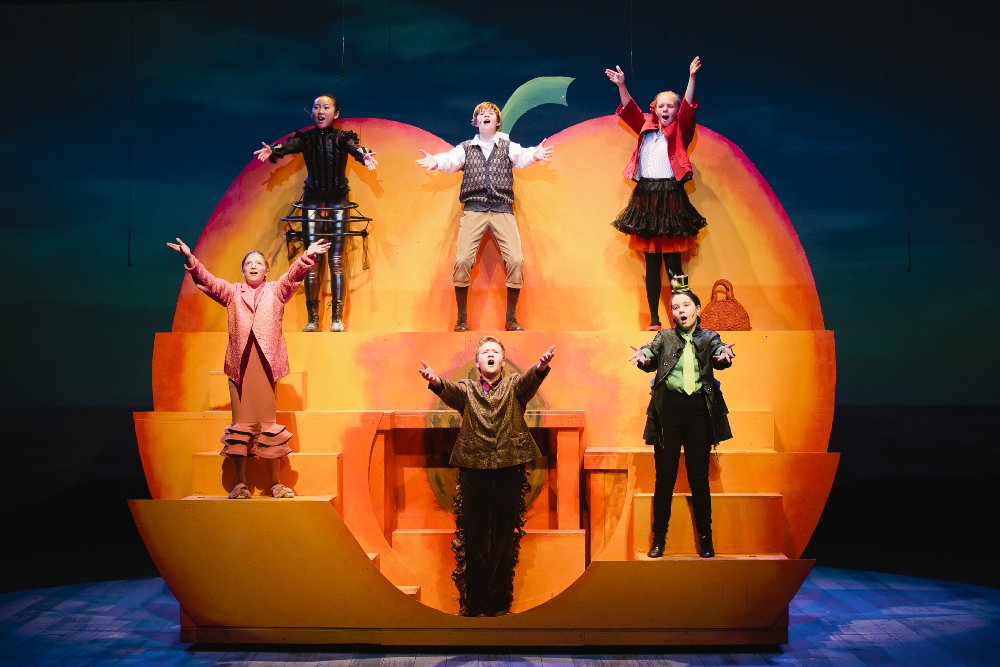 Tacoma Arts Lives Conservatory Musical Theater productions of James and the Giant Peach Jr. Photo Credit: Lisa Monet Photography - image.